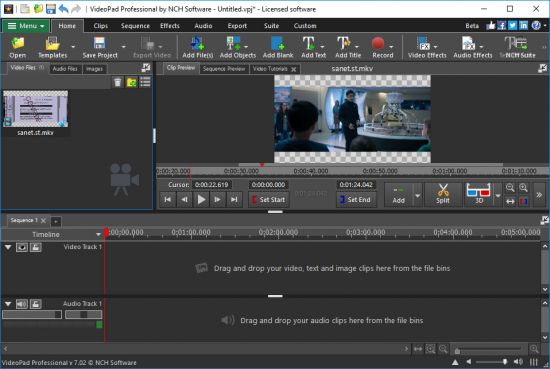 VideoPad Video Editor Crack 11.39 With License Key 2022