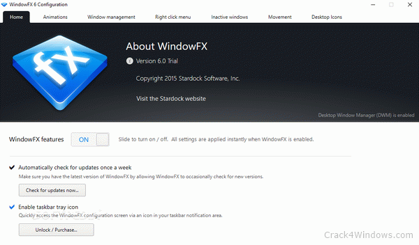 Stardock WindowFX Crack 6.12 with Free Download 2022