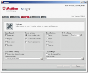 McAfee Stinger Crack 12.2.0.416 + License Key Download 2022