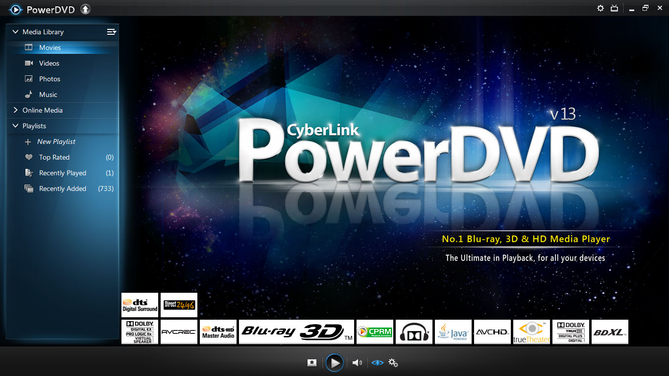 PowerDVD Ultra 22.0.2550.70 Crack + Serial Key Download