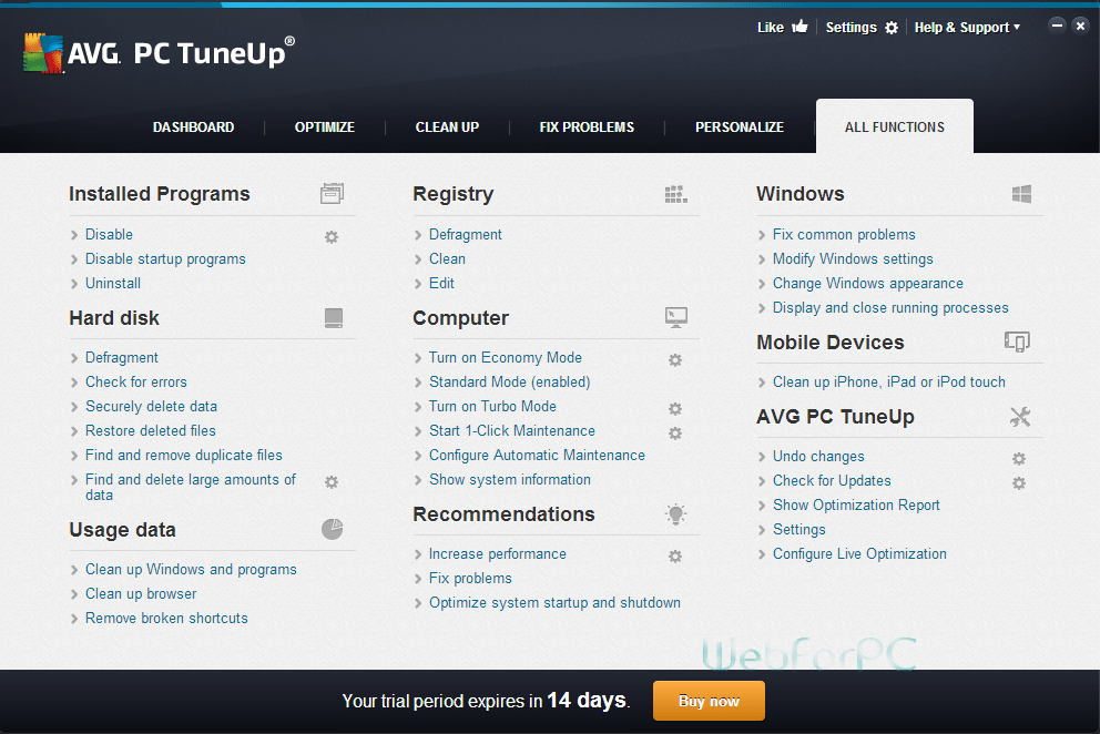 AVG PC TuneUp 23.2 Crack With Patch Free Download 2023